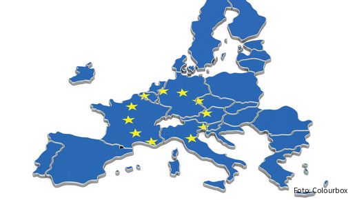 Aktuelles aus dem Herzen der EU #August 2025 Das Foto zeigt eine Karte, auf denen die Umrisse der EU-Mitgliedstaaten zu sehen sind.